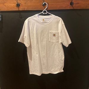 Never worn, white carhartt mens “M” shirt
